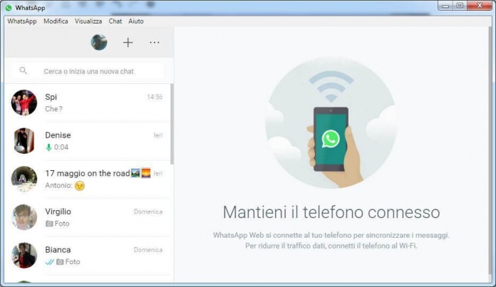 whatsapp per pc windows 10 download gratis italiano
