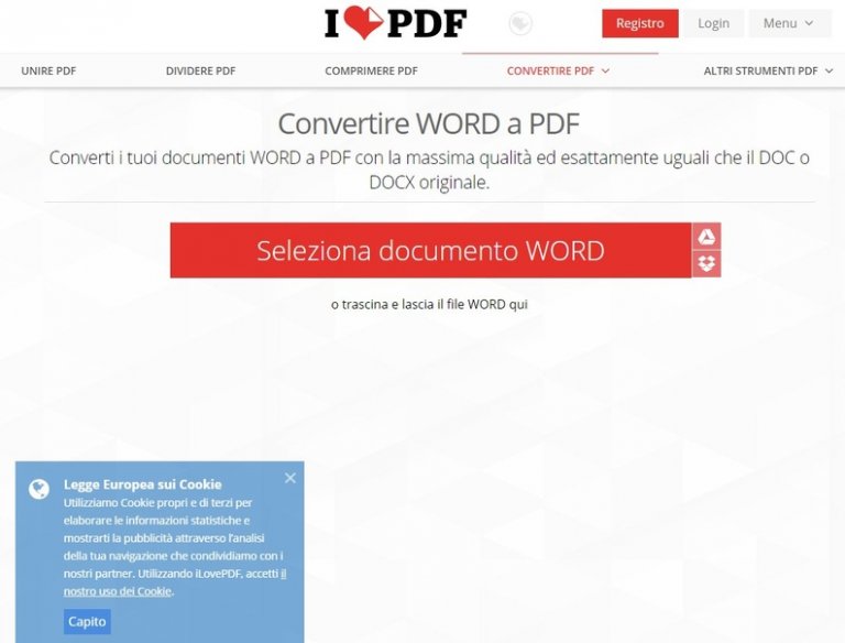 COME CONVERTIRE DOC IN PDF ONLINE GRATIS GiardiniBlog