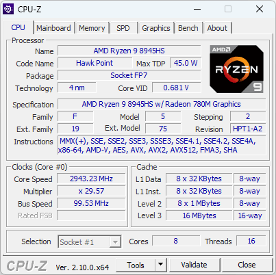 Geekom A8 Cpu Z 1