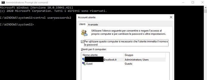 Togliere Password Windows 10 Con Prompt Dei Comandi