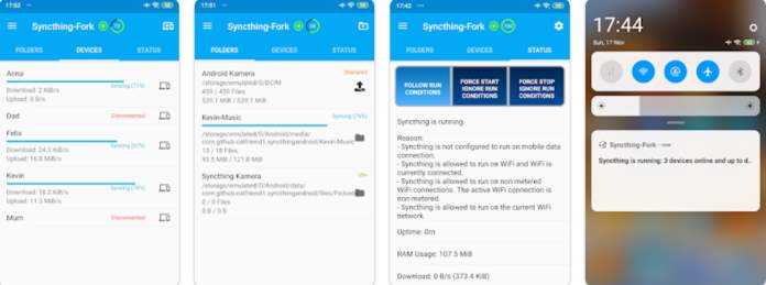 Synchthing Android Setup