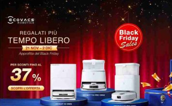 Black Friday 2024 Ecovacs: Robot aspirapolvere scontati fino a 500€ su Amazon