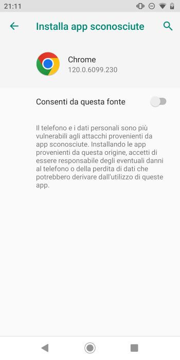 Installa App Sconosciute Chrome