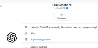 Chattare con ChatGPT su WhatsApp