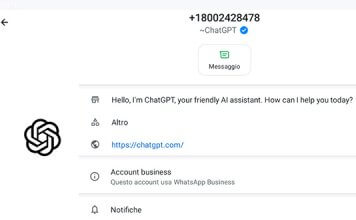 Come chattare con ChatGPT su WhatsApp