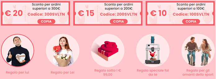 Coupon San Valentino Geekmall